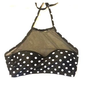 Retro style swim top